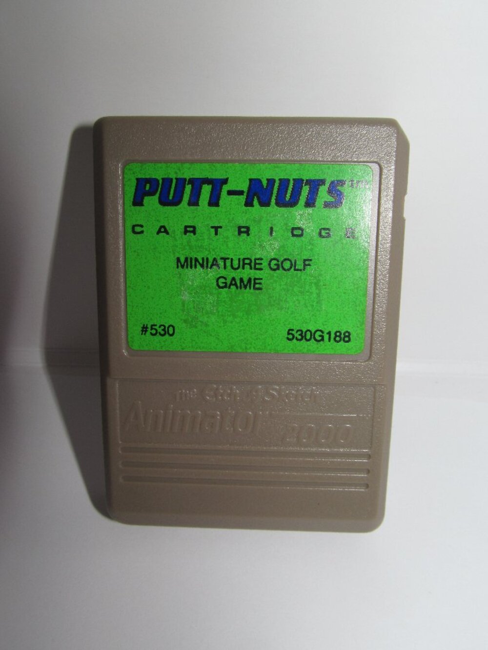 Etch A Sketch Animator 2000 Putt-Nuts Cartridge Miniature Golf Game #530 1988